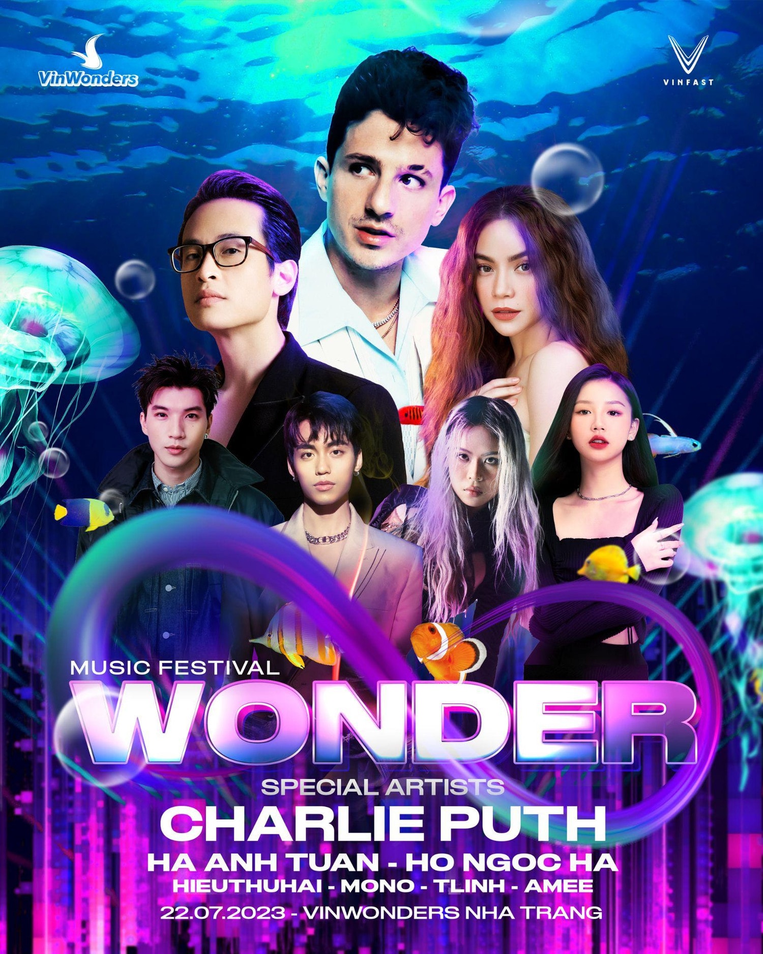 8Wonder mở bán vé và dàn sao Việt biểu diễn cùng Charlie Puth