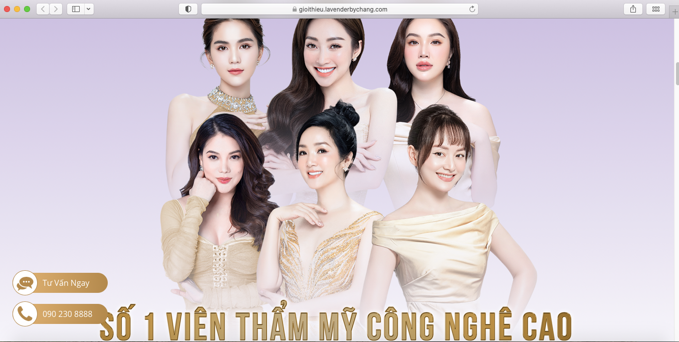Cẩn trọng với những thông tin quảng cáo của Viện thẩm mỹ Lavender By Chang