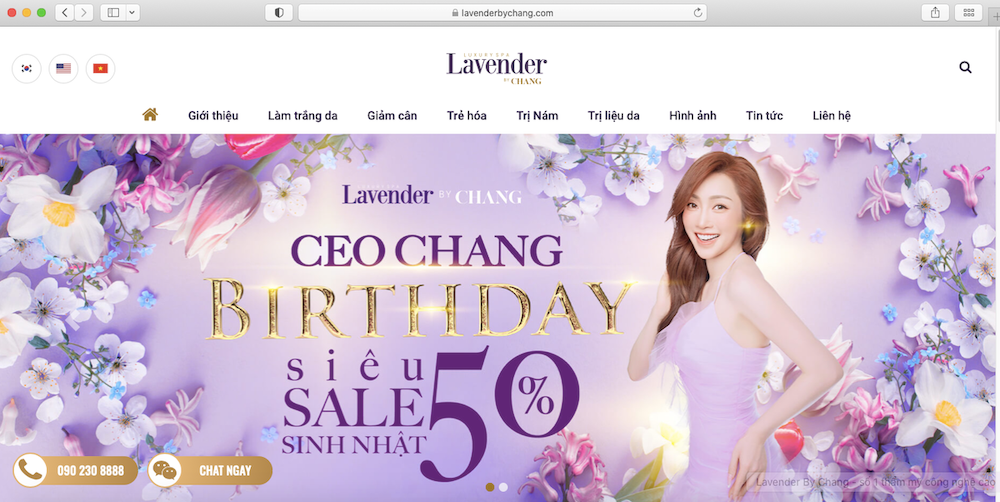 Cẩn trọng với những thông tin quảng cáo của Viện thẩm mỹ Lavender By Chang