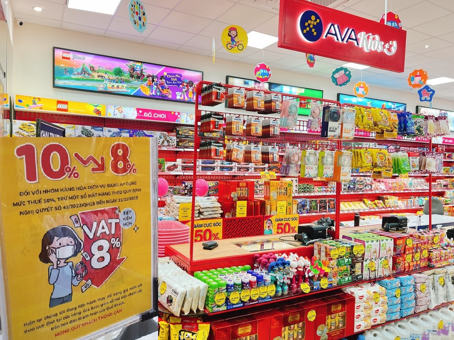 Giảm thuế VAT từ 10% xuống 8% từ ngày 1.7.2023 đến hết năm 2023; nguồn ITN