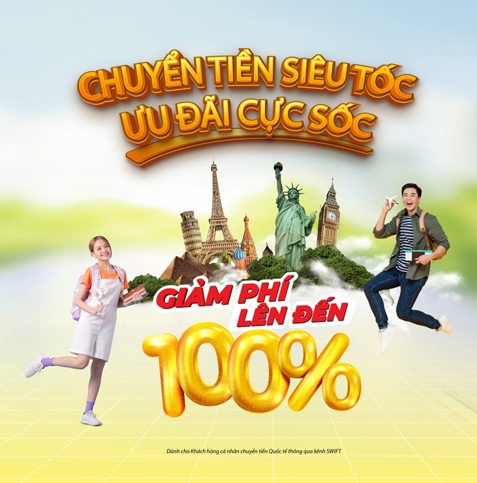 “Thứ Tư vui vẻ”, miễn phí chuyển tiền quốc tế tại HDBank
