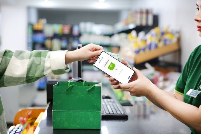 Sản phẩm VCB Tap to Phone - công nghệ biến điện thoại thành máy POS của Vietcombank. Nguồn: Vietcombank