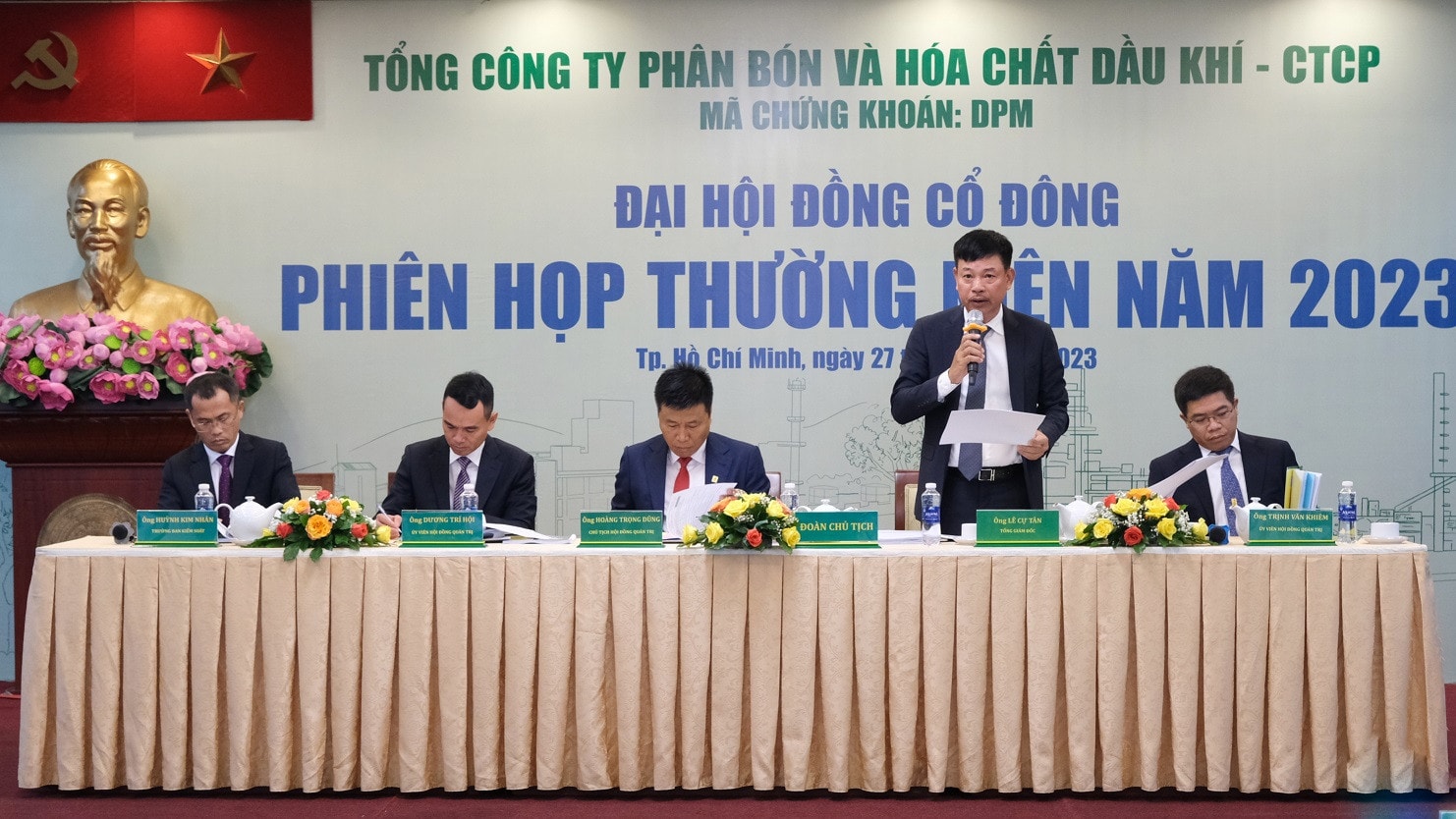 Tổng công ty Phân bón và Hóa chất Dầu khí đặt kế hoạch lợi nhuận sau thuế 2.250 tỷ ảnh 2 PVFCCo tổ chức thành công phiên họp Đại hội đồng cổ đông thường niên năm 2023