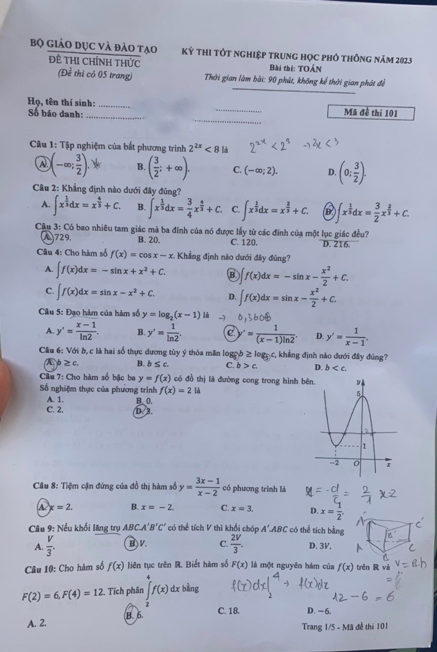 Nhiều thí sinh than đề thi Toán khó -0