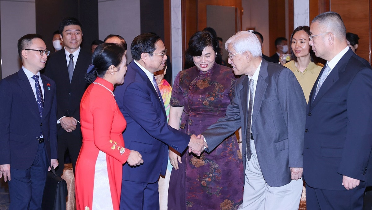 Thủ tướng Chính phủ Phạm Minh Chính gặp mặt các nhân sĩ hữu nghị Trung Quốc