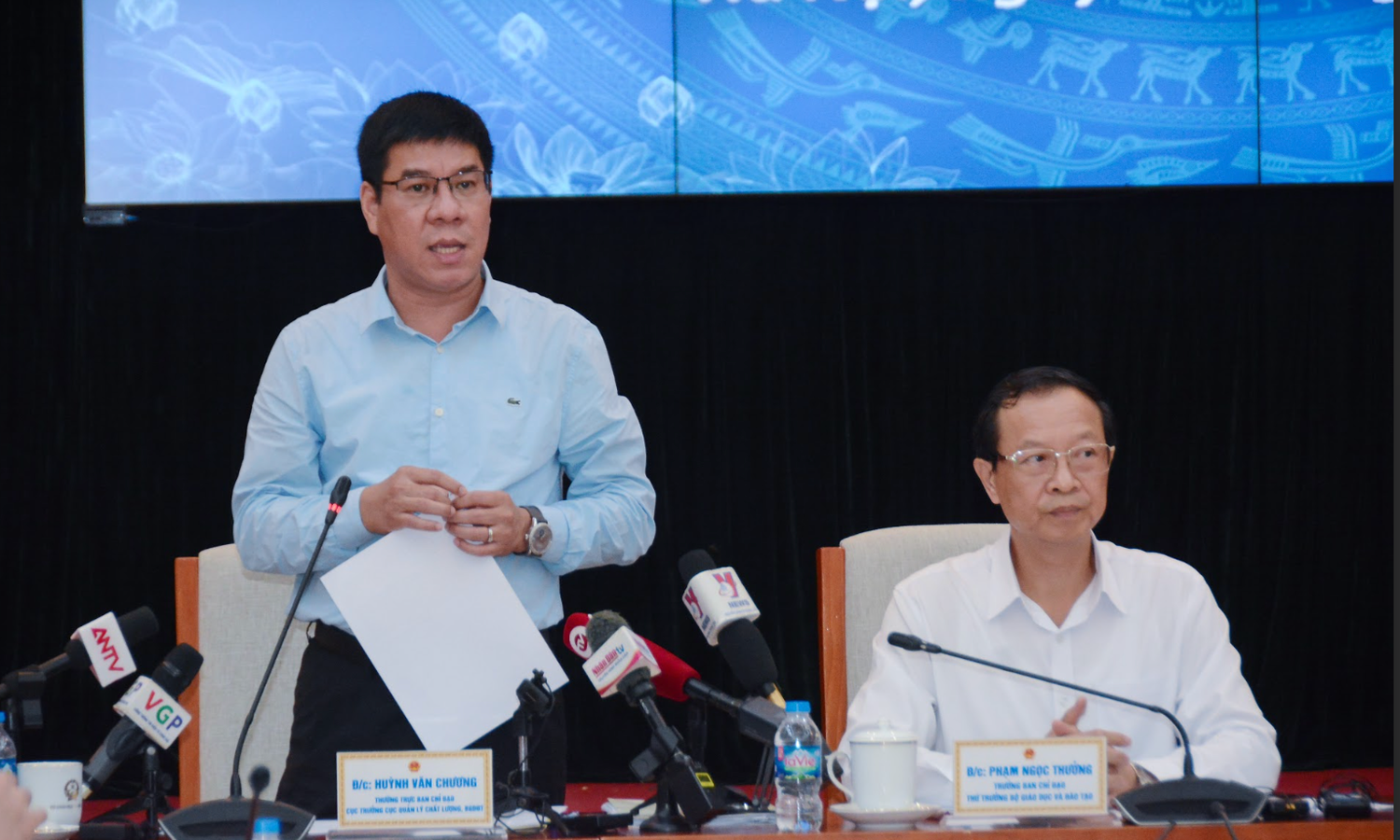 Họp báo kết thúc kỳ thi tốt nghiệp THPT 2023: Lọt đề thi không ảnh hưởng đến kết quả tổ chức kỳ thi -0