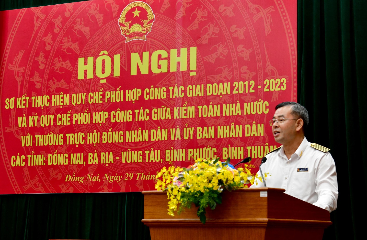 Tổng Kiểm toán Nhà nước Ngô Văn Tuấn phát biểu tại hội nghị KTNN đồng hành cùng địa phương nâng cao chất lượng, hiệu quả quản lý nguồn lực công -0