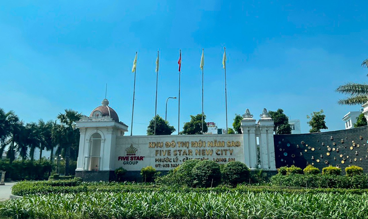 Long An giao hơn 2,1 hécta đất ở ngoài quy hoạch cho Tập đoàn Năm Sao