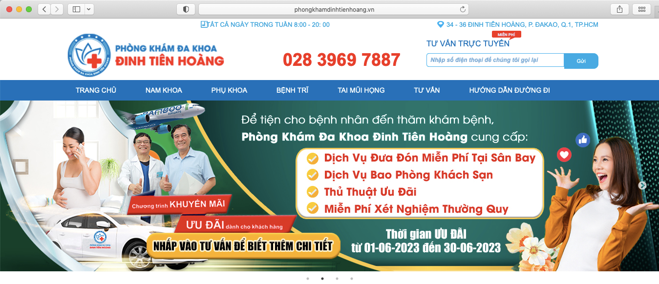 Bác sĩ tại Phòng khám đa khoa Đinh Tiên Hoàng nhiều lần 