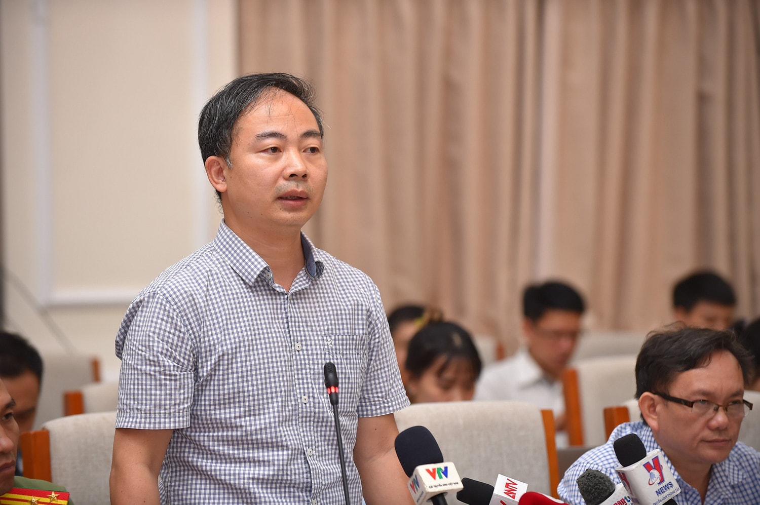 Ông GS Nguyễn Ngọc Hà, Trưởng Ban Đề thi Ban chỉ đạo quốc gia: Ngữ liệu có thể trùng nhưng lệnh hỏi khác nhau -0