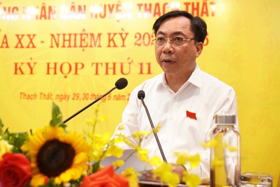 Huyện Thạch Thất: Quyết tâm hoàn thành thắng lợi các mục tiêu ở mức cao nhất -0
