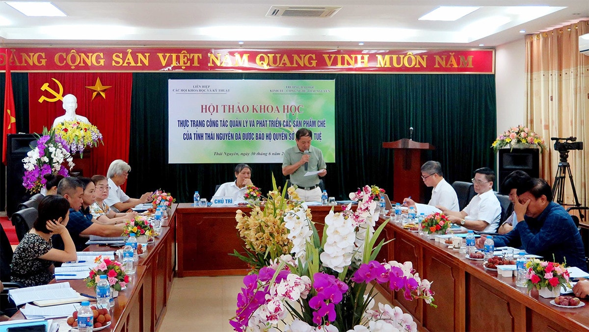 Thái Nguyên: Bàn giải pháp quản lý các sản phẩm chè đã được bảo hộ quyền sở hữu trí tuệ -0