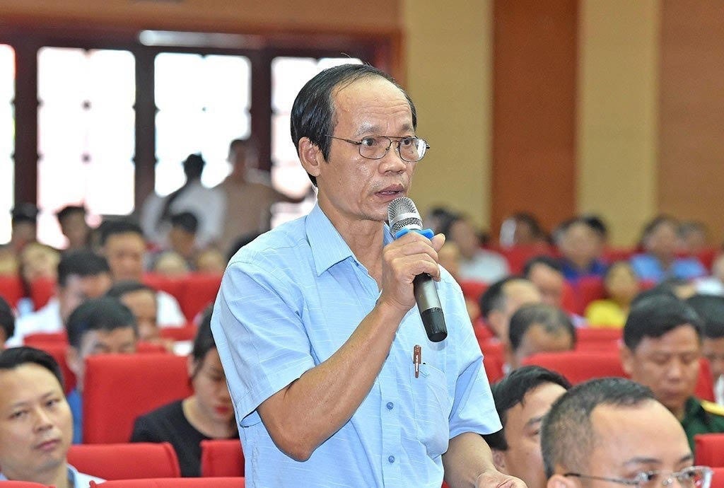 Chủ tịch Quốc hội Vương Đình Huệ tiếp xúc cử tri huyện Vĩnh Bảo, thành phố Hải Phòng -0