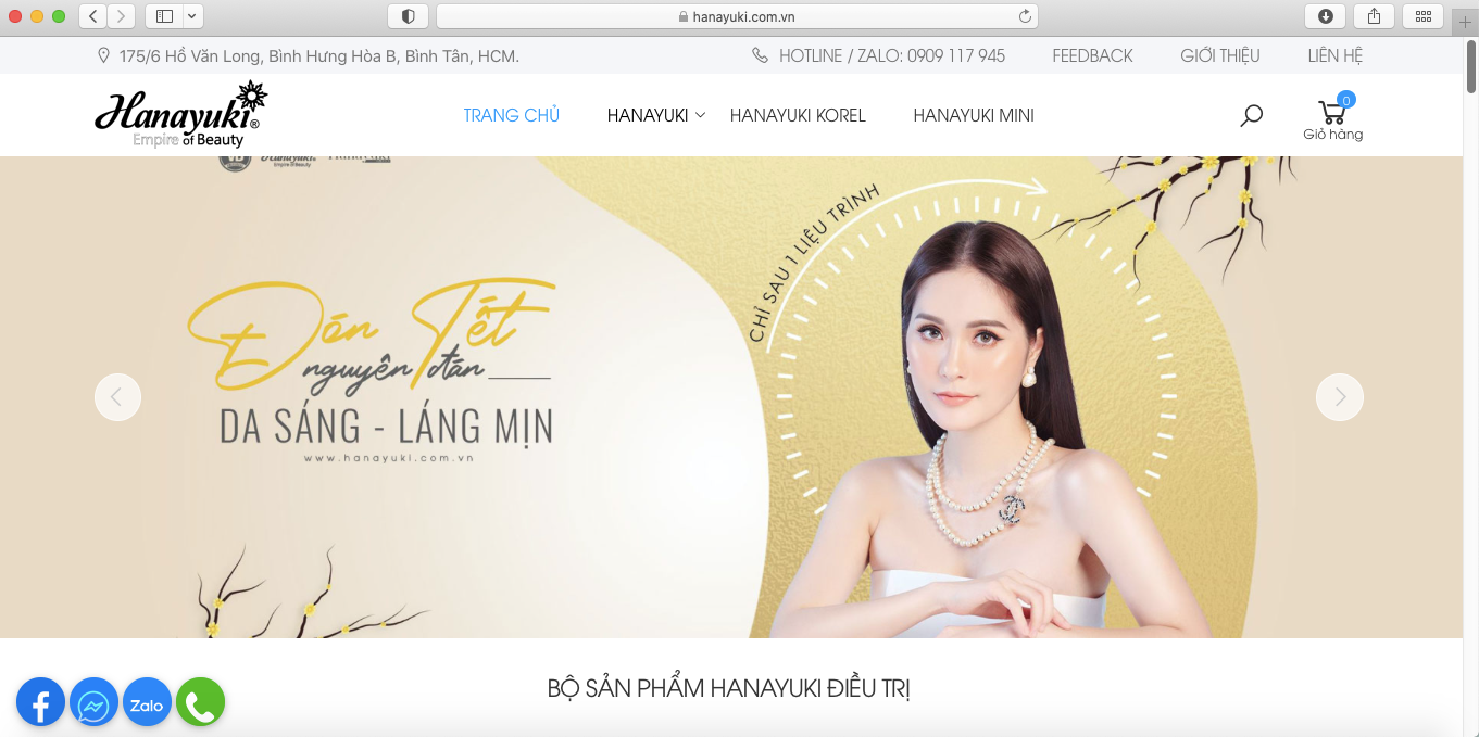 Bài 1: Hàng loạt website quảng cáo mỹ phẩm Hanayuki lừa dối người tiêu dùng?