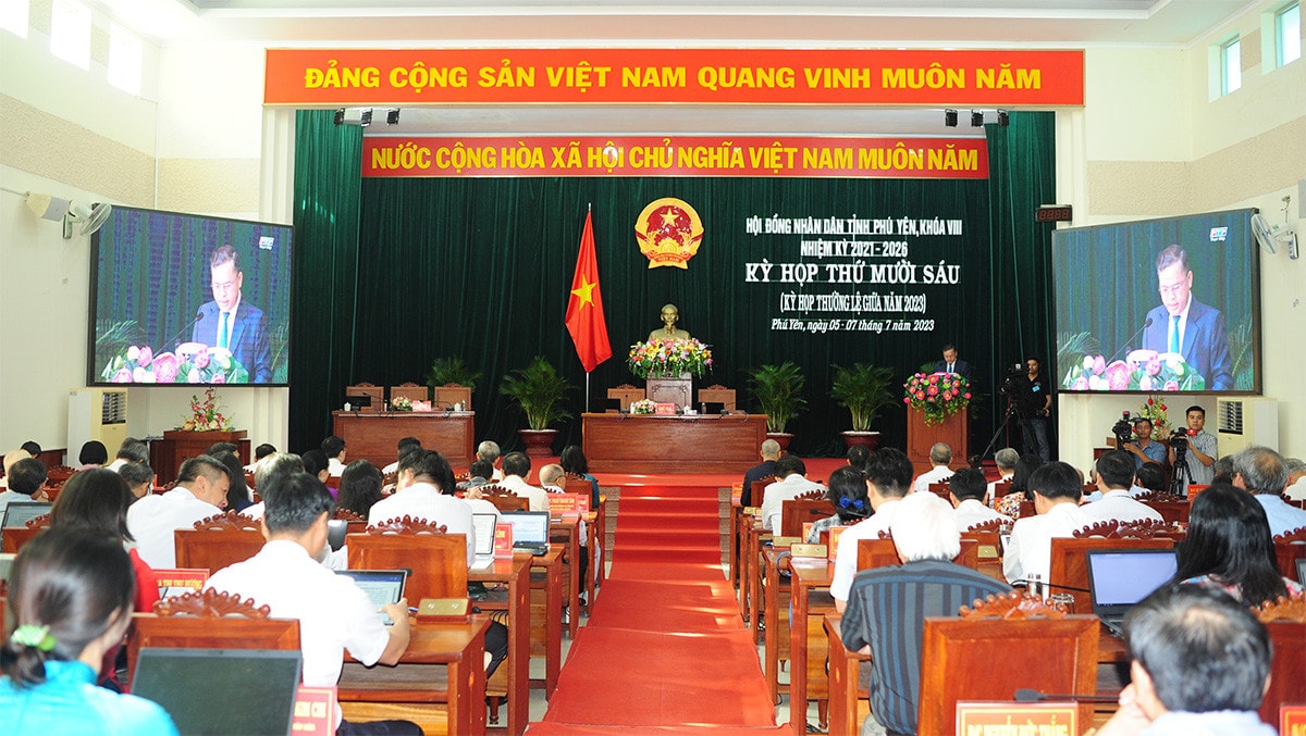 Khai mạc Kỳ họp thứ Mười sáu, Hội đồng Nhân dân tỉnh Phú Yên Khóa VIII, nhiệm kỳ 2021 - 2026 -2