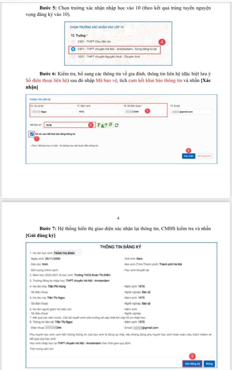 Hà Nội: Những lưu ý với học sinh nhập học lớp 10 THPT công lập -0