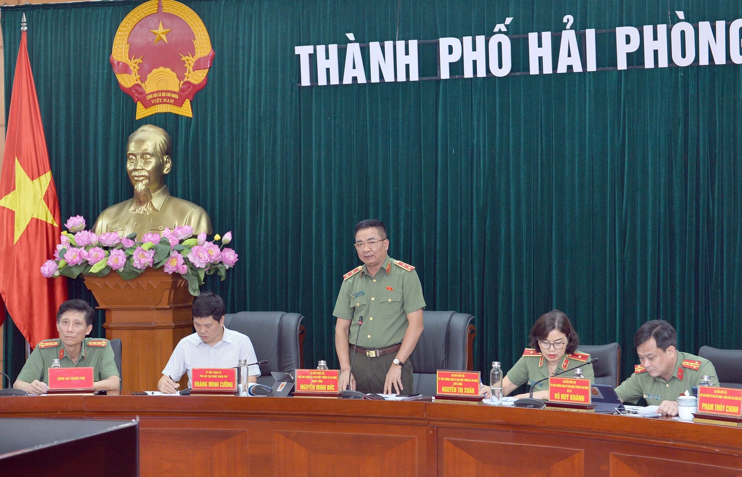 Đoàn giám sát của Ủy ban Quốc phòng và An ninh làm việc với UBND TP. Hải Phòng -0