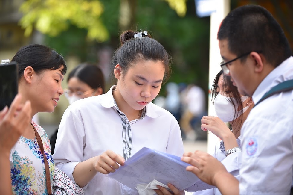 Thí sinh dự thi tốt nghiệp THPT 2023 (Ảnh: Trần Hiệp) Điểm chuẩn xét tuyển sớm vào trường ĐH Lâm Nghiệp từ 18 điểm trở lên -0