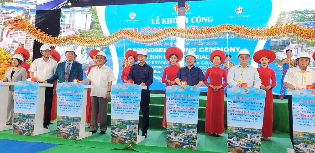 Bắc Ninh: Khởi công dự án Khu công nghiệp Gia Bình II -0