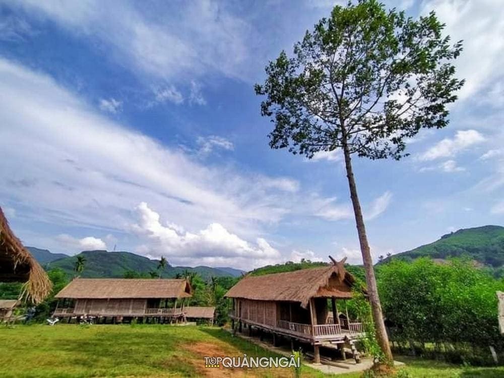 Một góc làng Teng - Ảnh: https://topquangngai.vn/
