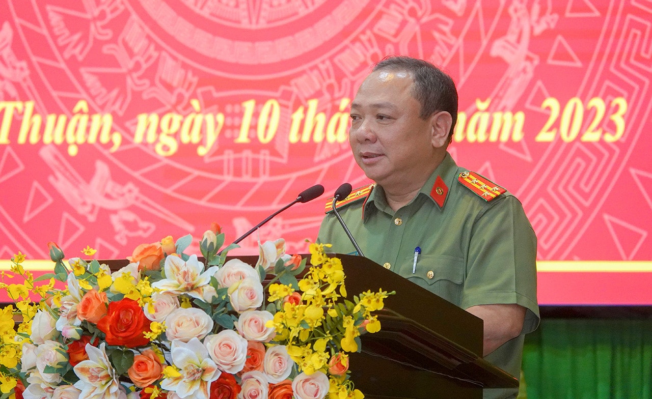 Công an tỉnh Bình Thuận sơ kết công tác Công an 6 tháng đầu năm