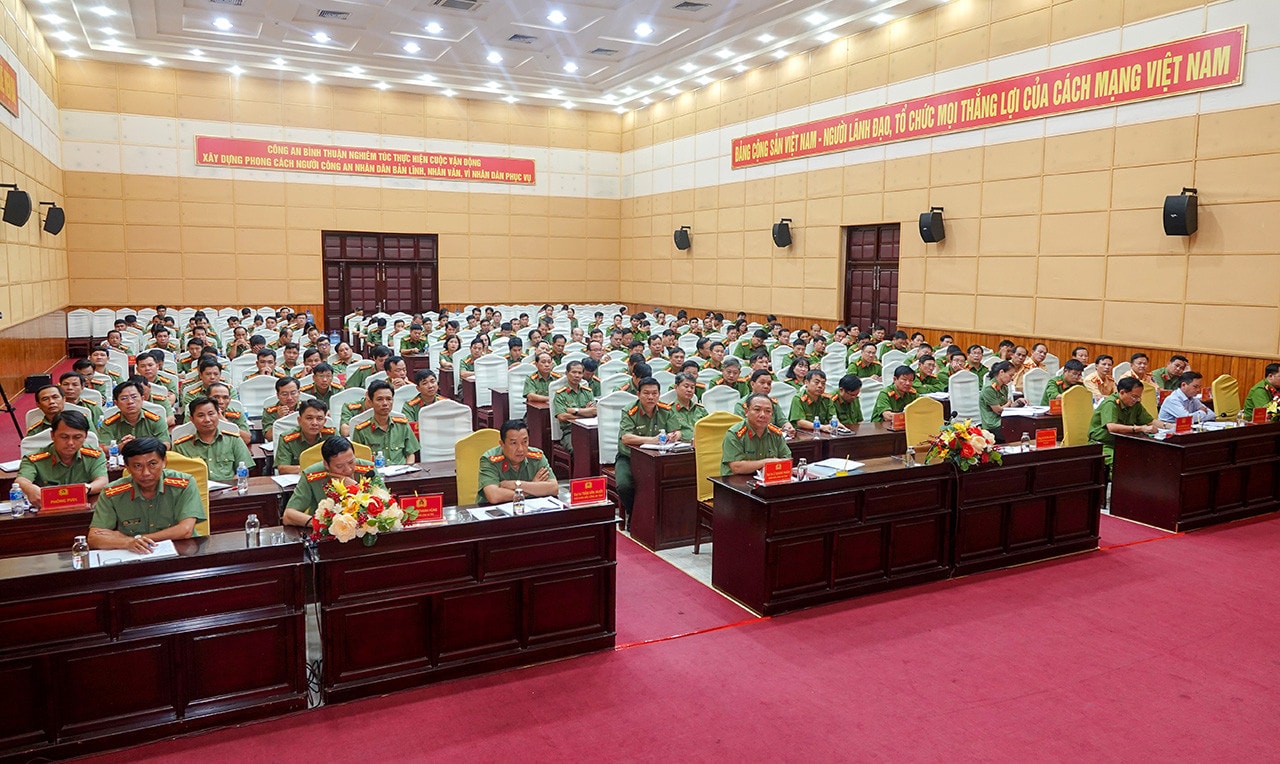 Công an tỉnh Bình Thuận sơ kết công tác Công an 6 tháng đầu năm