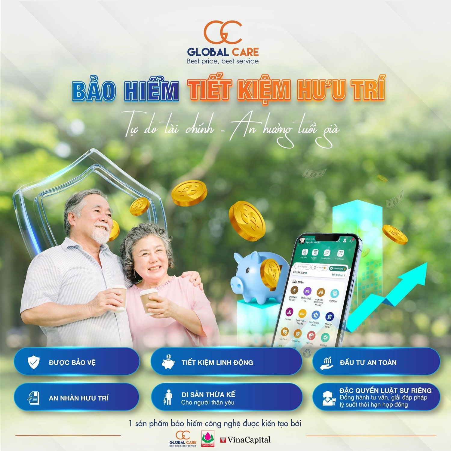 Global Care ra mắt sản phẩm tiết kiệm hữu trí -0