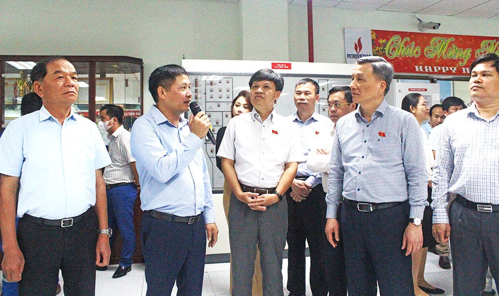 Đoàn giám sát về phát triển năng lượng làm việc với tỉnh Quảng Ngãi -0