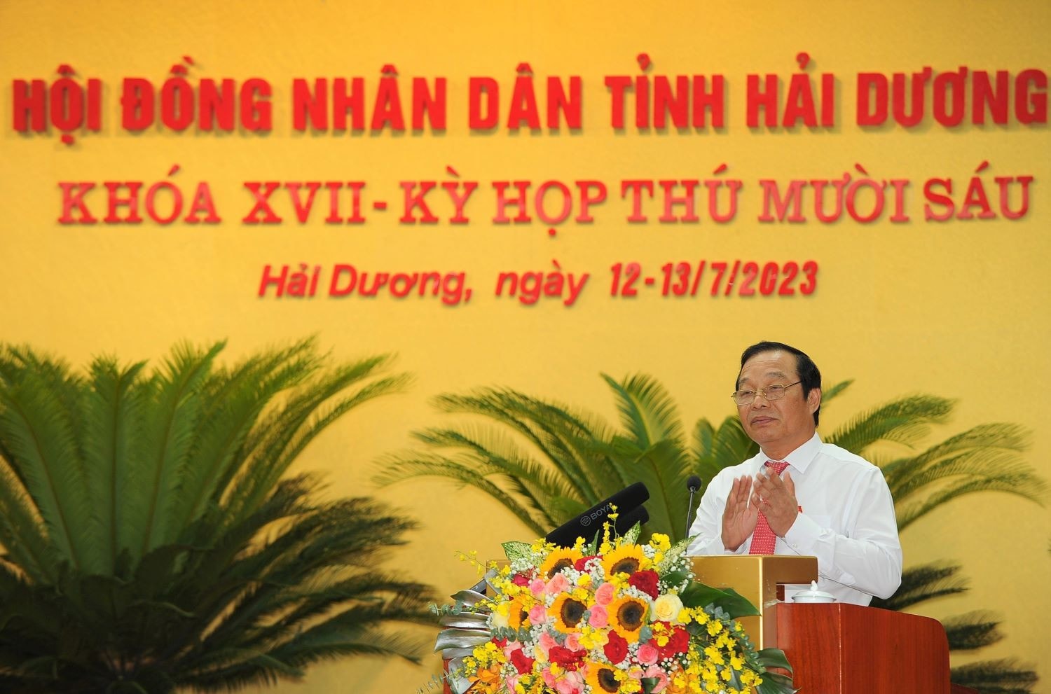 Khai mạc Kỳ họp thứ 16, HĐND tỉnh Hải Dương Khóa XVII ảnh 1