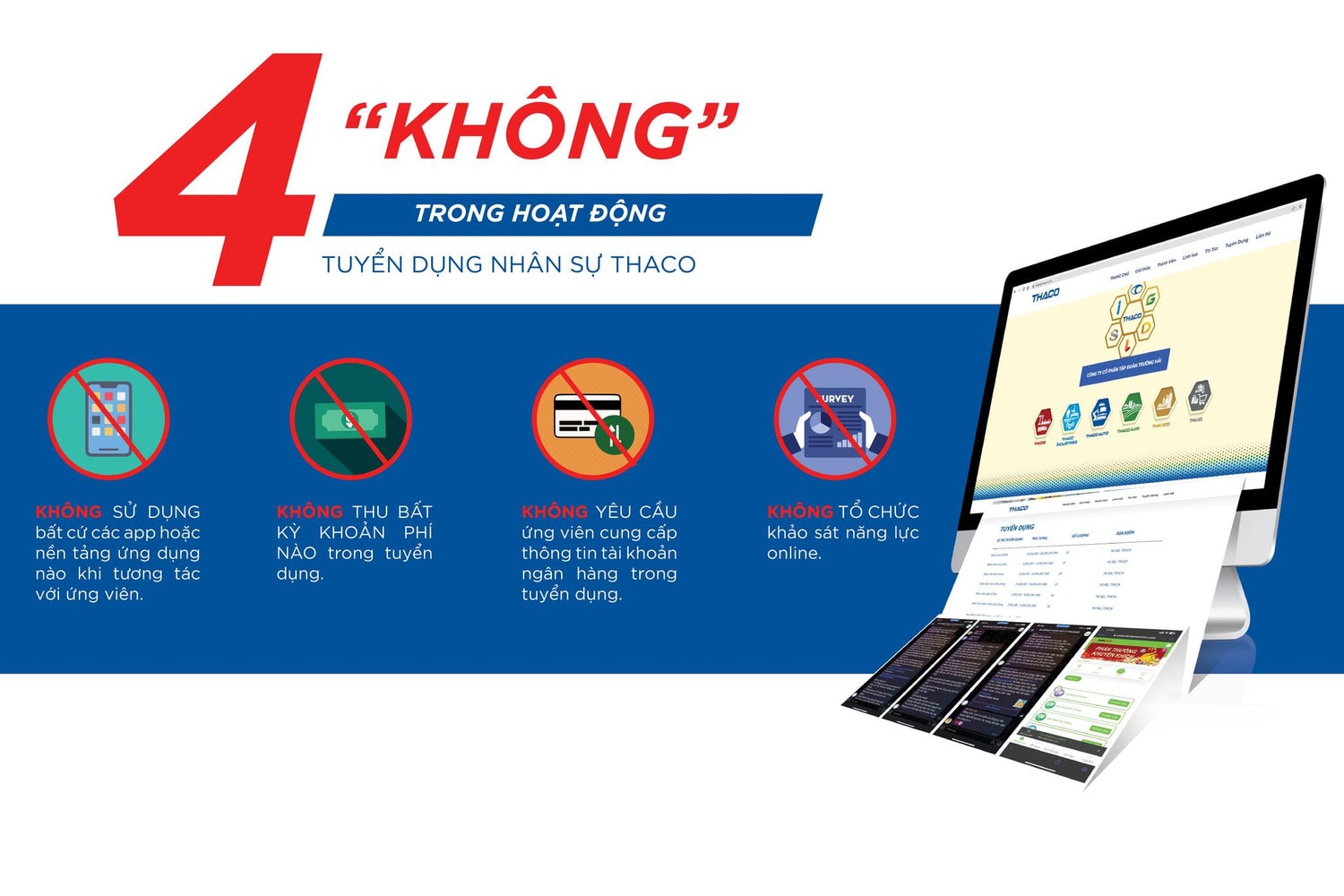 Cảnh báo tình trạng giả mạo thương hiệu của THACO để lừa đảo tuyển dụng lao động -0