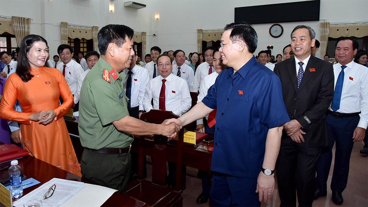 Chủ tịch Quốc hội Vương Đình Huệ dự khai mạc Kỳ họp HĐND tỉnh Quảng Trị -0