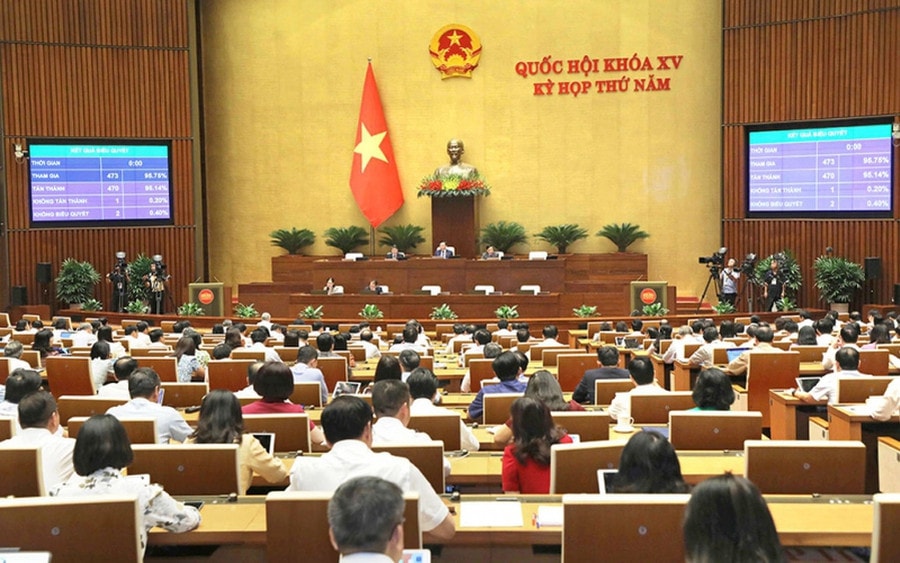 Quốc hội biểu quyết thông qua Nghị quyết số 96/2023/QH15 về lấy phiếu tín nhiệm, bỏ phiếu tín nhiệm 