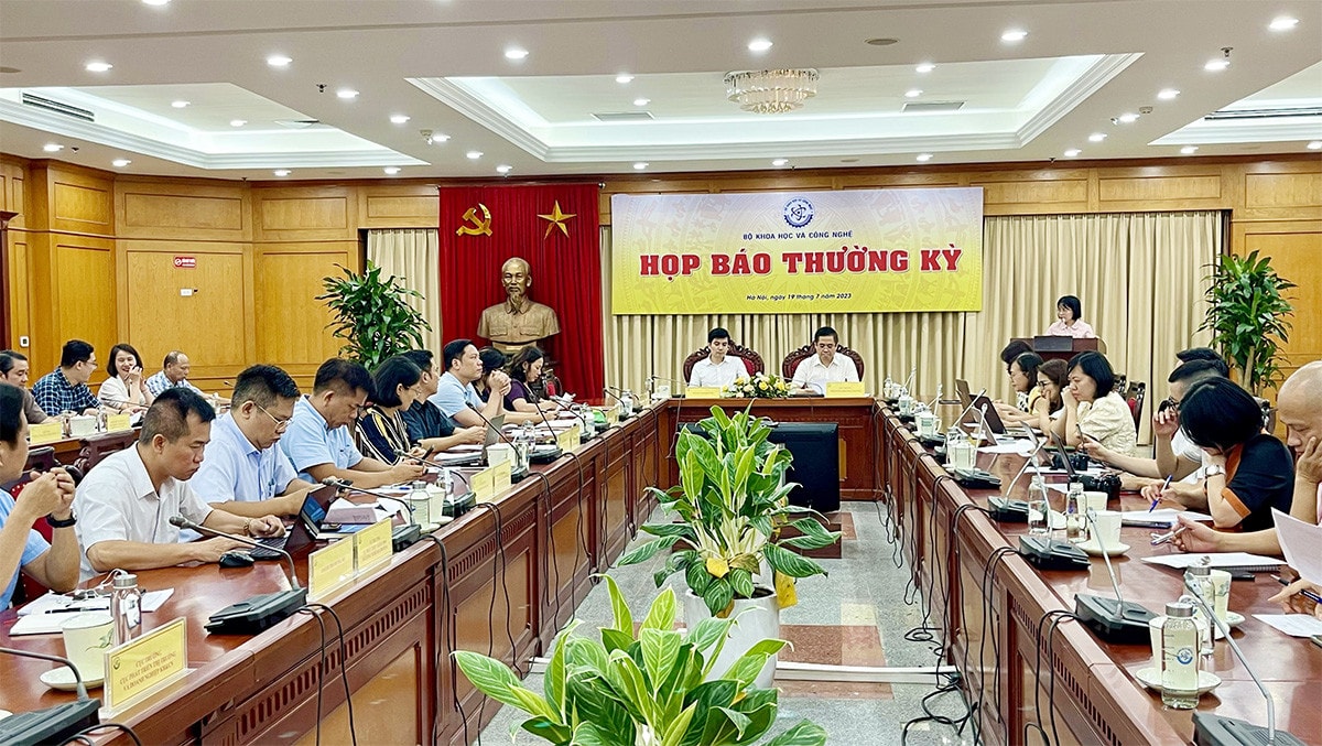 Bộ Khoa học và Công nghệ họp báo thường kỳ Quý II -0