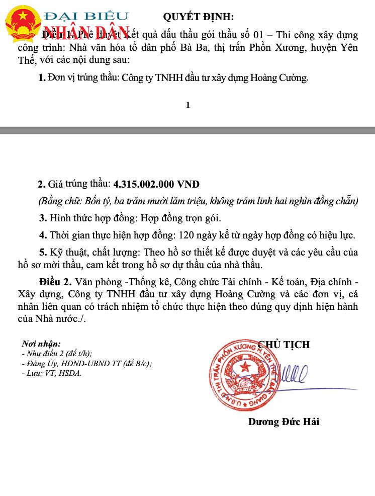 Huyện Yên Thế (Bắc Giang): Doanh nghiệp 
