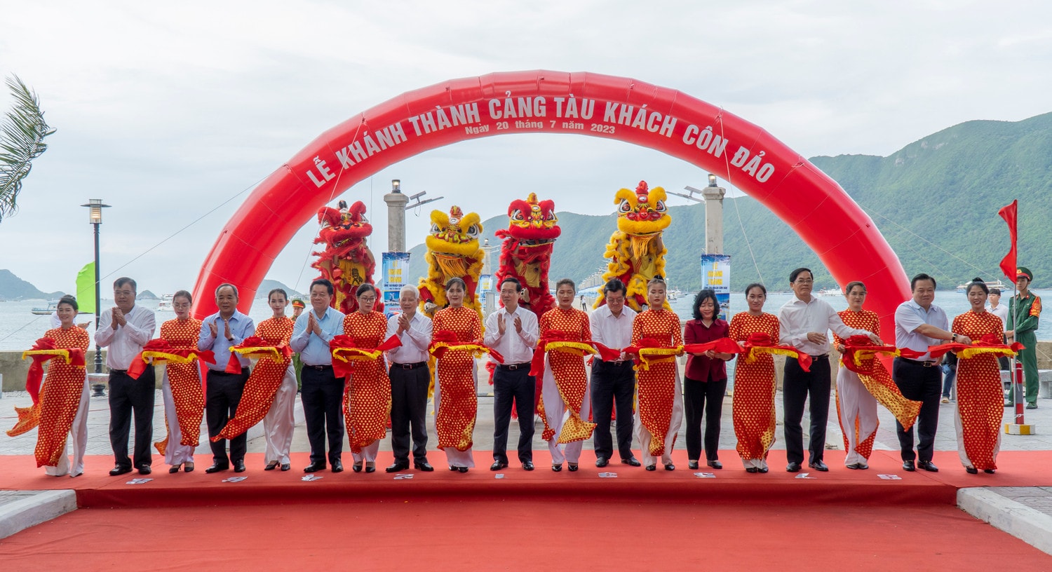 Lễ khánh thành cảng tàu khách Côn Đảo, tỉnh Bà Rịa - Vũng Tàu