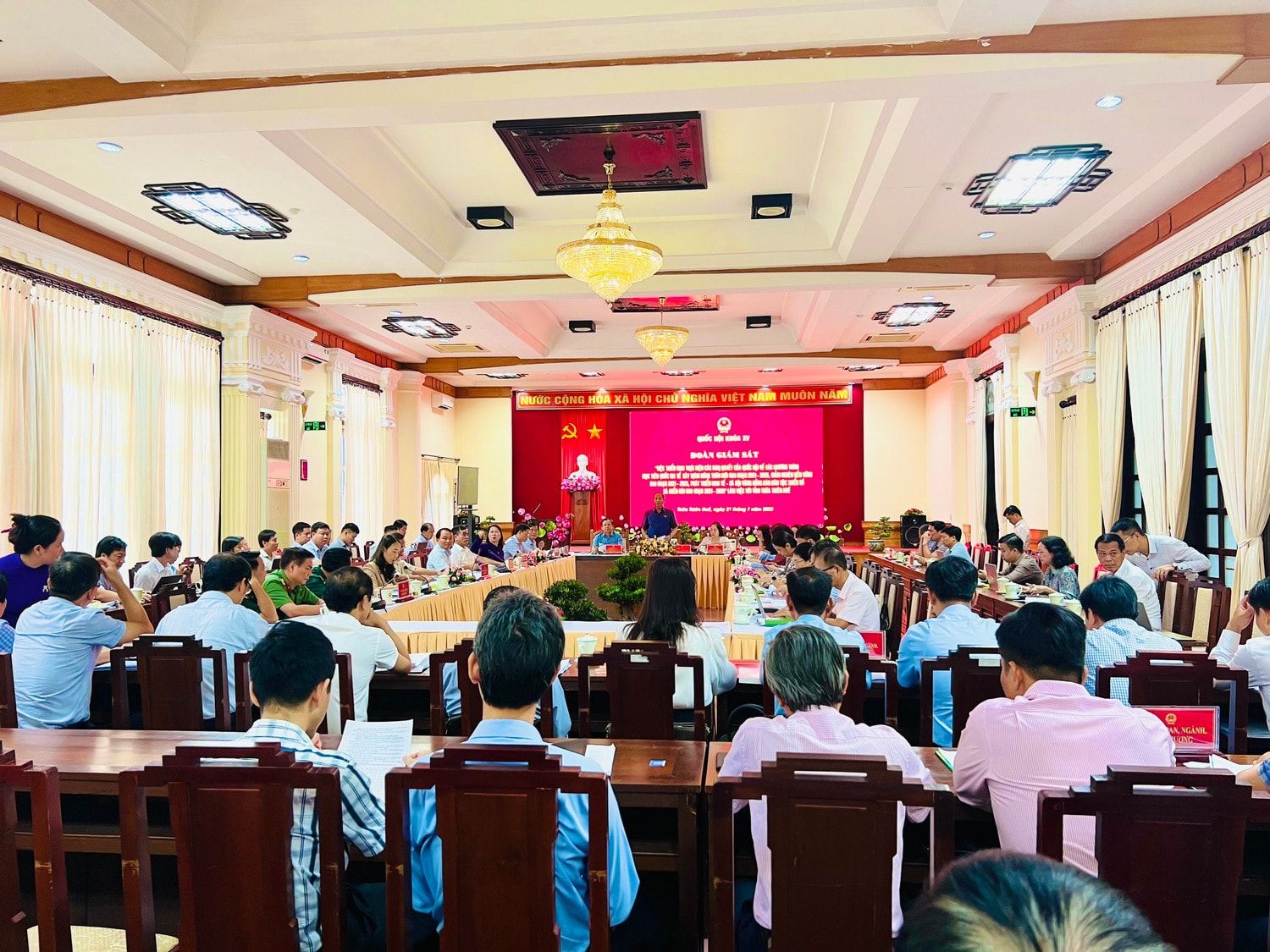 Phó Chủ tịch Quốc hội, Thượng tướng Trần Quang Phương làm việc với tỉnh Thừa Thiên Huế -4