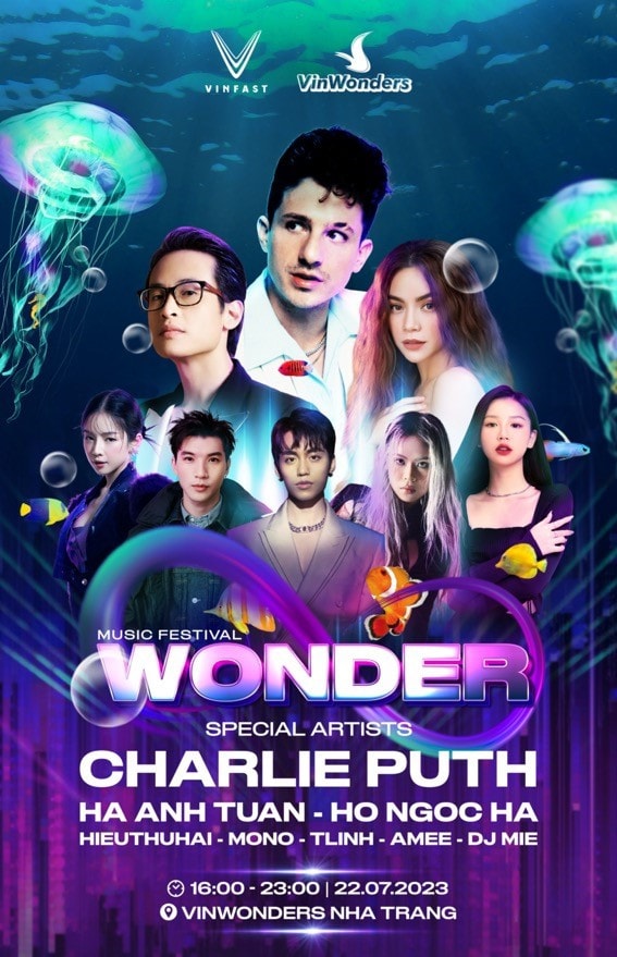 Vinpearl Nha Trang 24 giờ trước 8Wonder: Loạt sao đổ bộ, đông đảo du khách đợi “quẫy” cùng Charlie Puth -1