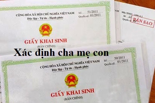 Thủ tục đăng ký nhận cha, mẹ, con -0