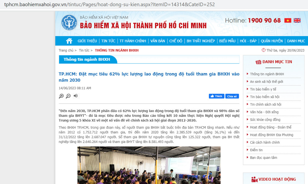 BHXH TP. Hồ Chí Minh công bố các “kênh” liên hệ chính thống -0