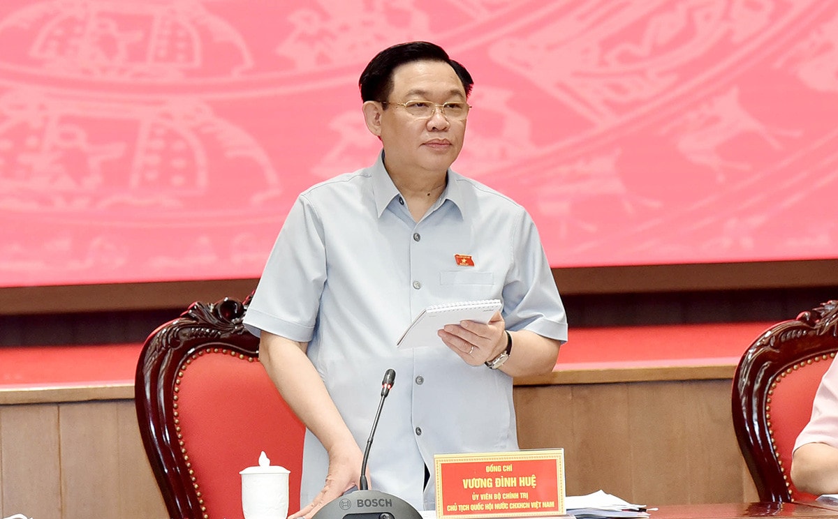 Chủ tịch Quốc hội Vương Đình Huệ: Phân quyền mạnh mẽ, nâng cao tính tự chủ, tự chịu trách nhiệm của chính quyền Thủ đô -3