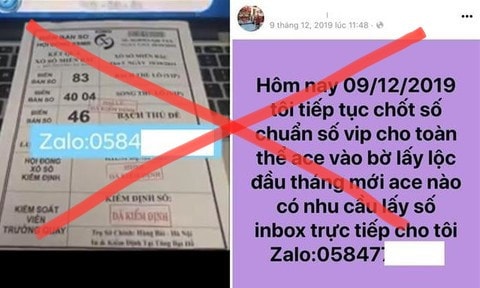Cảnh báo lừa đảo cho số đánh lô đề -0