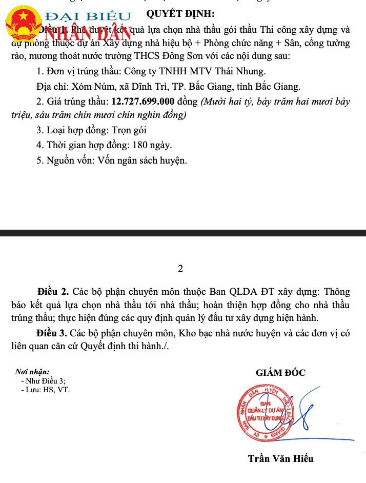 Bắc Giang: Đề nghị thanh tra các gói thầu có tỷ lệ tiết kiệm 