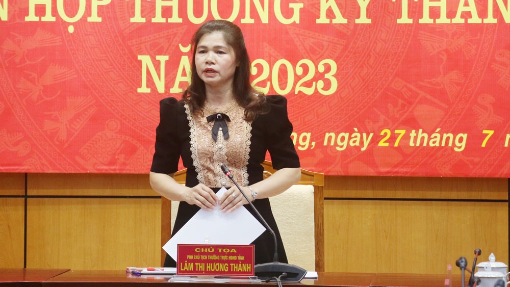 Thường trực HĐND tỉnh Bắc Giang họp phiên thường kỳ tháng 7 ảnh 3