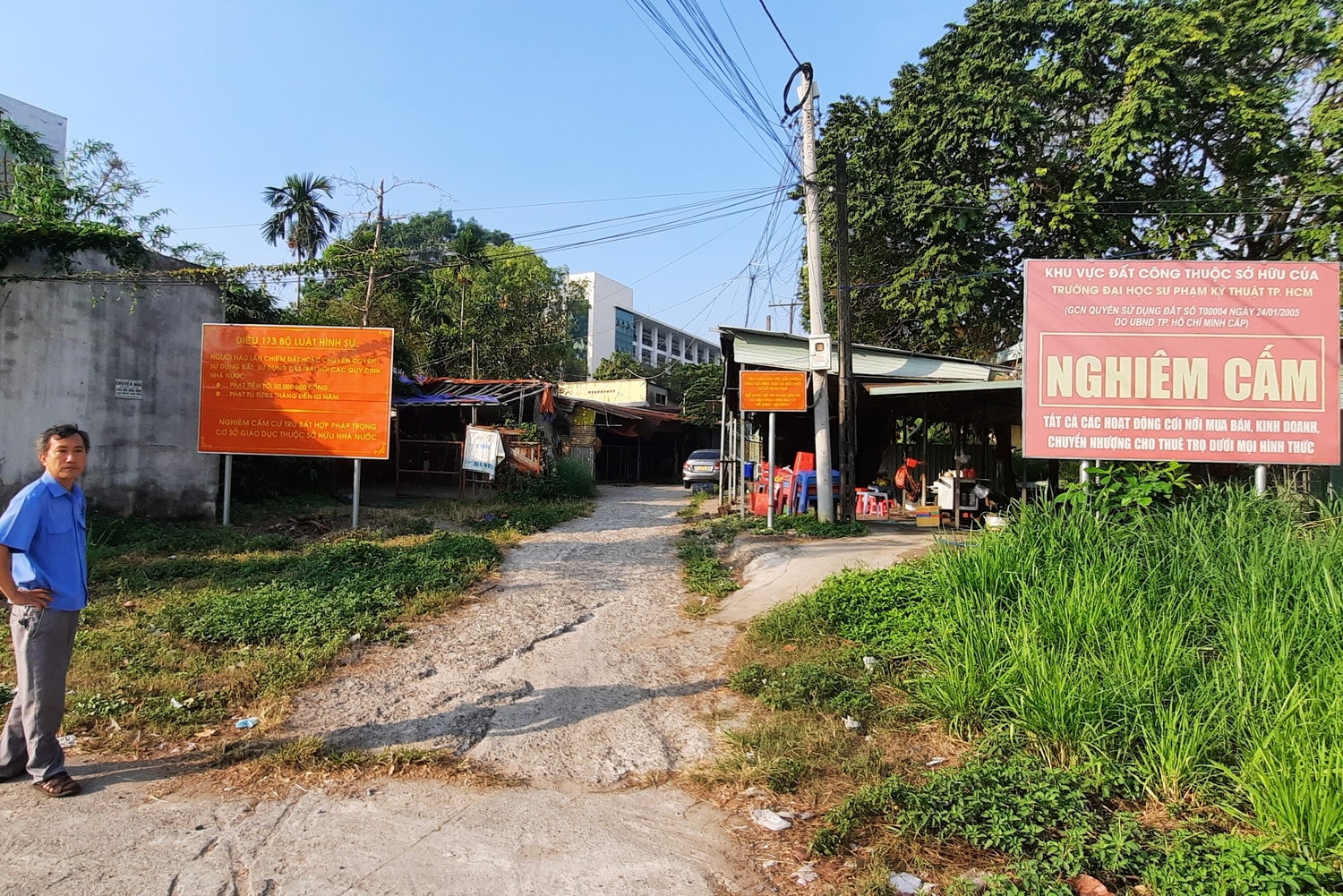 Đất công của Trường Đại học Sư phạm kỹ thuật TP. Hồ Chí Minh bị lấn chiếm hơn 27 năm vẫn chưa giải quyết xong -0