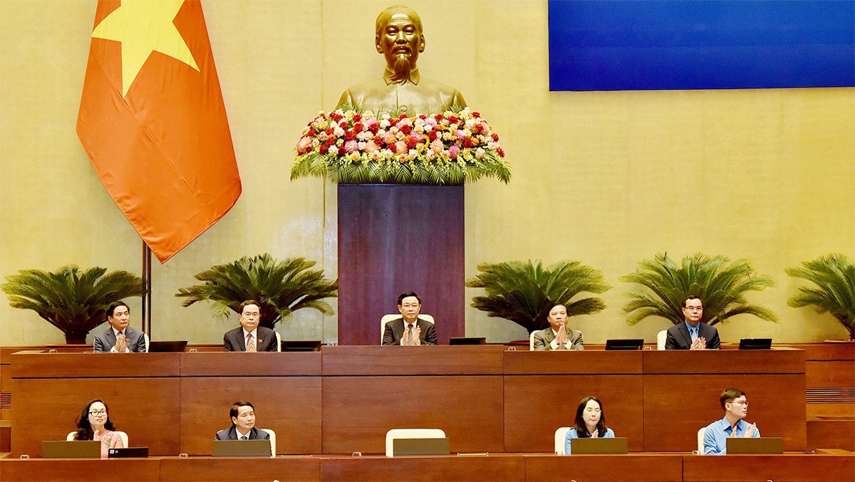 Chủ tịch Quốc hội Vương Đình Huệ chủ trì Diễn đàn Người lao động năm 2023 -3