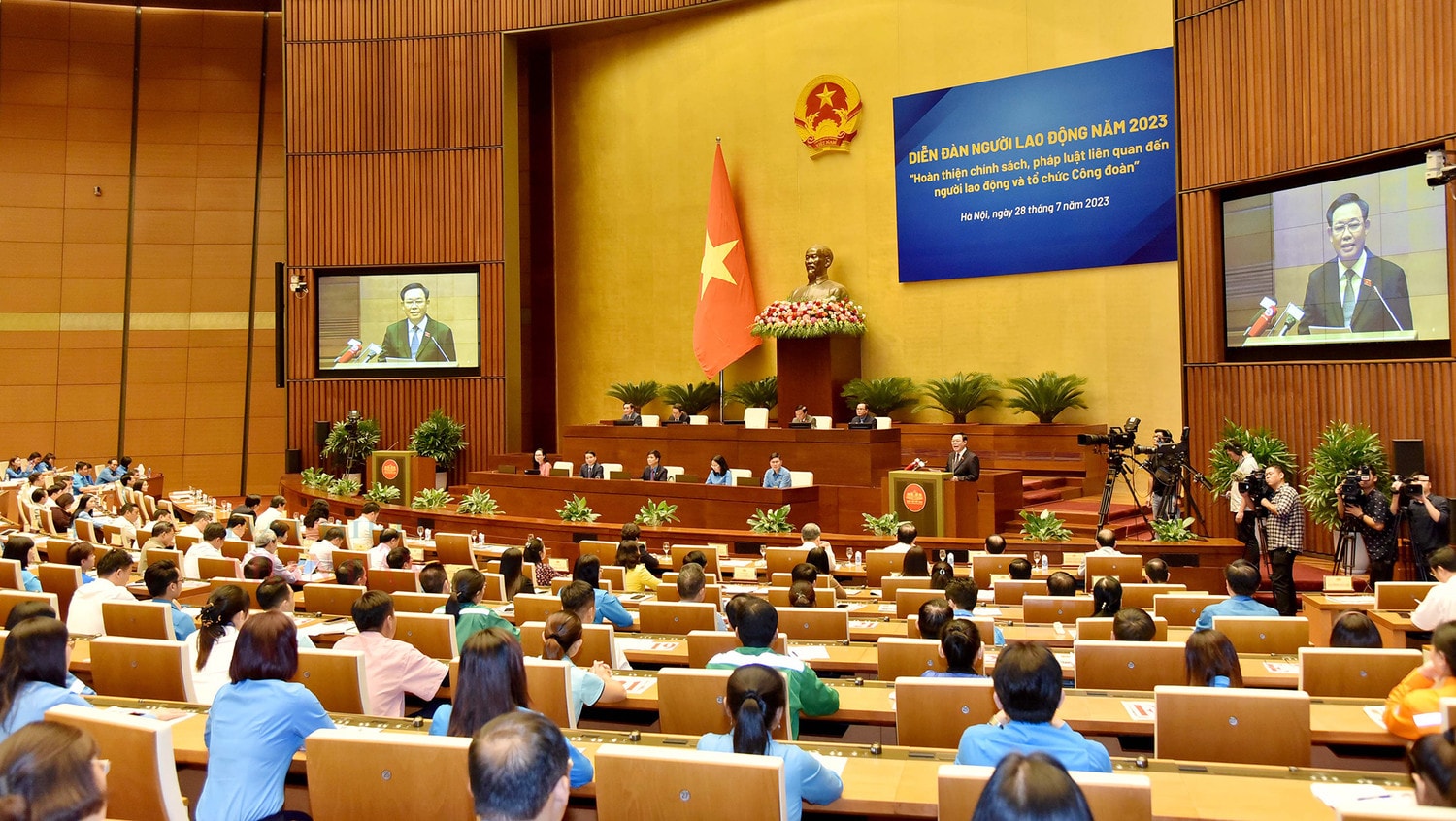 Một số hình ảnh Diễn đàn Người lao động năm 2023