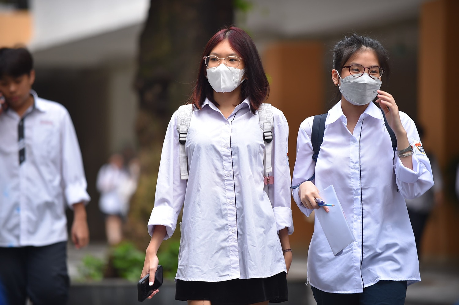 Thí sinh dự thi tốt nghiệp THPT năm 2023 (Ảnh: Trần Hiệp) Vụ hai trường đại học dừng tuyển sinh ngành sư phạm: UBND tỉnh đã giao chỉ tiêu -0