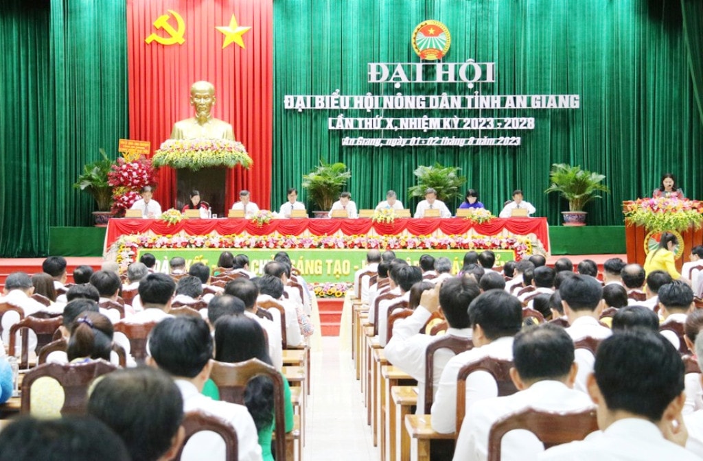 Quang cảnh Đại hội đại biểu Hội nông dân tỉnh An Giang, nhiệm kỳ 2023-2028 Khai mạc Đại hội đại biểu Hội nông dân tỉnh An Giang, nhiệm kỳ 2023 – 2028