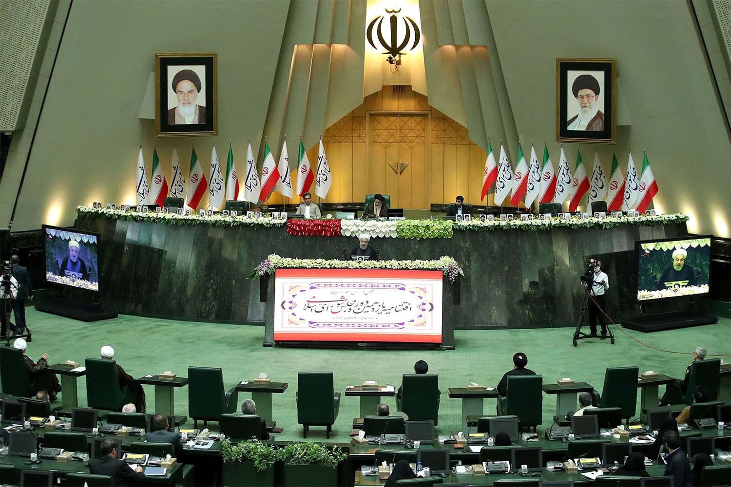 Lễ khai mạc Kỳ họp thứ XI của Quốc hội Iran. Nguồn: middle-east-online.com