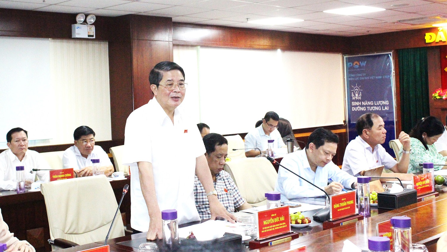Phó Chủ tịch Quốc hội Nguyễn Đức Hải khảo sát tại Công ty Điện lực Dầu khí Cà Mau -3